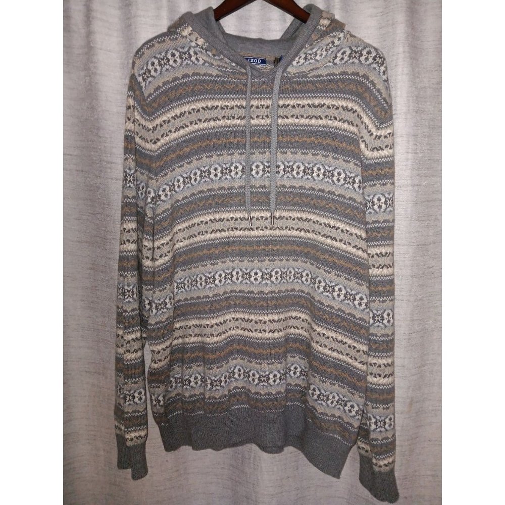 IZOD Neutral Hoodie Sweater Men's XL NWOT